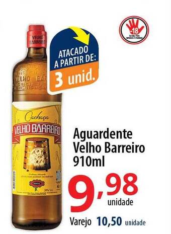Akki Atacadista Aguardente velho barreiro oferta