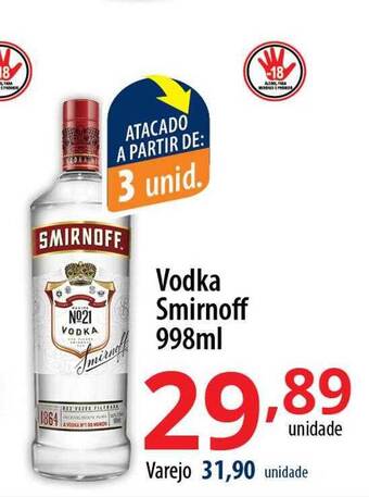 Akki Atacadista Vodka smirnoff oferta