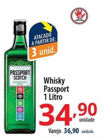 Akki Atacadista Whisky passport oferta