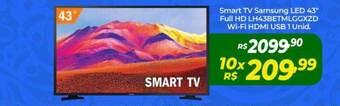 Atakarejo Smart tv samsung led 43 oferta