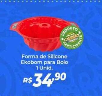 Atakarejo Forma de silicone ekobom para bolo 1 unid. oferta
