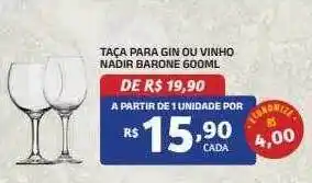 Taça para gin ou vinho nadir barone