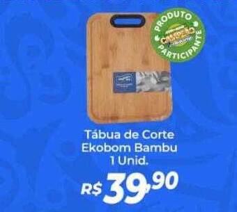 Atakarejo Tábua de corte ekobom bambu 1 unid. oferta