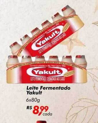 Leite fermentado yakult