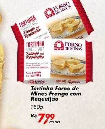 Big Box Tortinha forno de minas frango com requeijão oferta