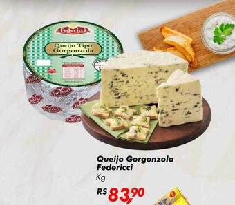 Big Box Queijo gorgonzola federicci oferta
