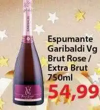 Chama Supermercados Espumante garibaldi vg brut rose extra brut oferta