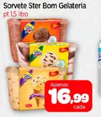 Sorvete Ster Bom Gelateria 1.5L