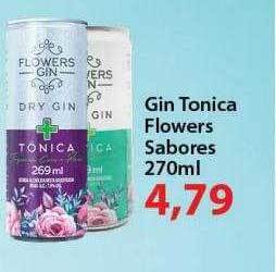 Chama Supermercados Gin tonica flowers sabores oferta