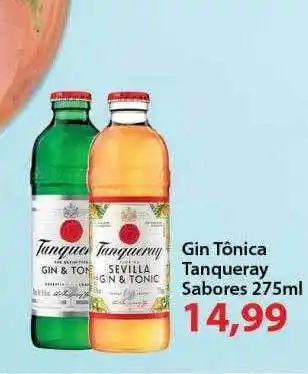 Chama Supermercados Gin tônica tanqueray sabores oferta
