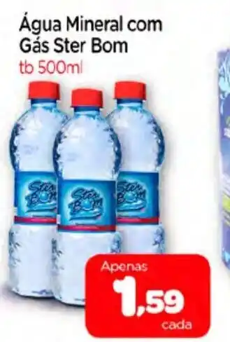 Agua Mineral com gas Ster Bom 500ml