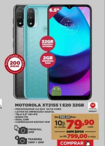 Móveis Simonetti Motorola xt2155 1 e20 32gb oferta