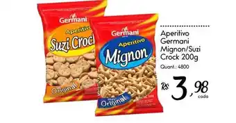 Aperitivo germani mignon suzi crock