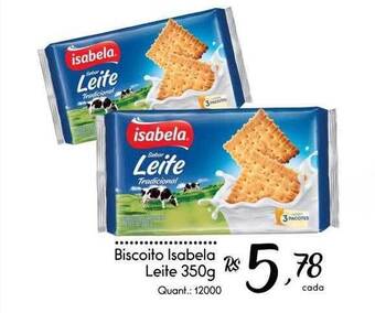Giassi Supermercados Biscoito isabela leite oferta