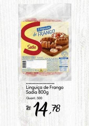Giassi Supermercados Linguiça de frango sadia oferta
