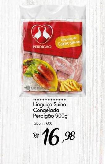 Giassi Supermercados Linguiça suina congelada perdigão oferta
