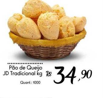 Giassi Supermercados Pão de queijo jd tradicional kg oferta