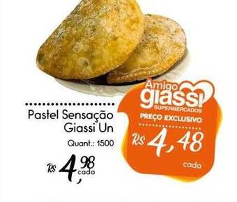 Pastel sensação giassi