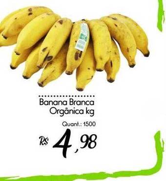 Giassi Supermercados Banana branca orgânica kg oferta