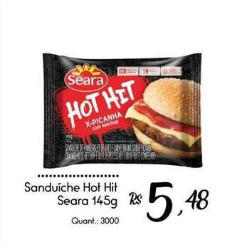 Giassi Supermercados Sanduíche hot hit seara oferta