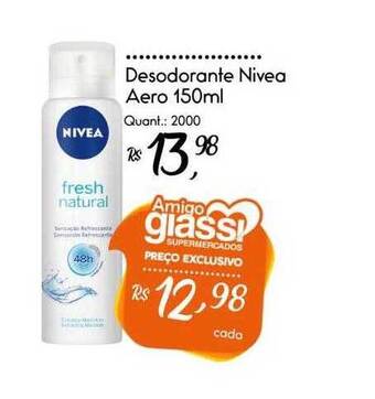 Giassi Supermercados Desodorante nivea aero oferta