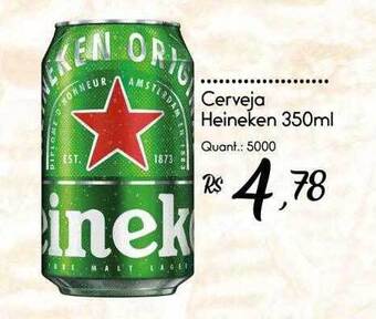 Giassi Supermercados Cerveja heineken oferta