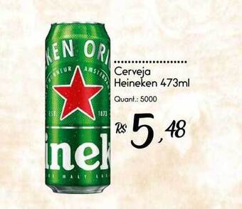 Giassi Supermercados Cerveja heineken 473ml oferta