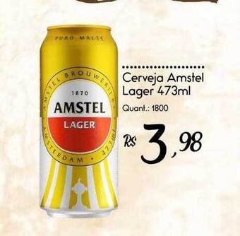 Giassi Supermercados Cerveja amstel lager oferta