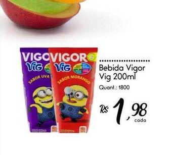 Giassi Supermercados Bebida vigor vig oferta