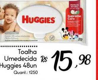 Giassi Supermercados Toalha umedecida huggies oferta