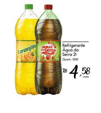 Refrigerante água da serra