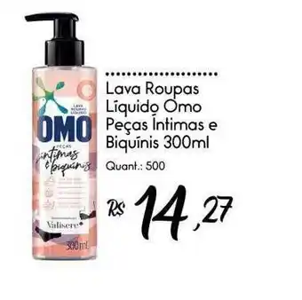 Giassi Supermercados Lava roupas liquido omo peças intimas e biquínis oferta