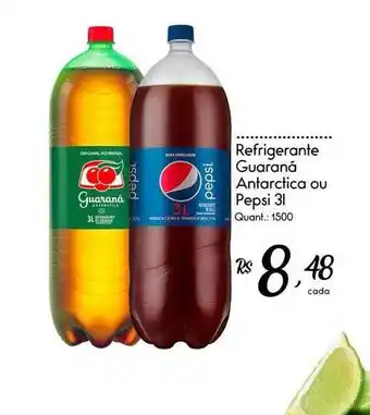 Giassi Supermercados Refrigerante guaraná antarctica ou pepsi oferta