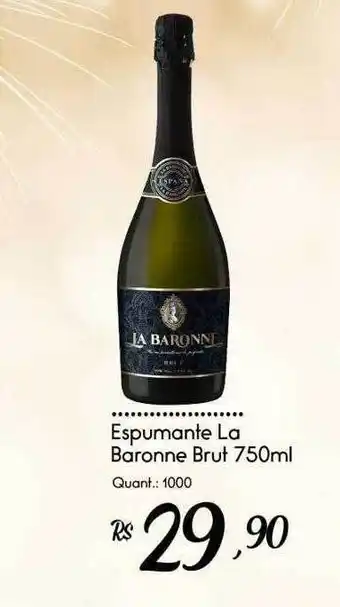 Giassi Supermercados Espumante la baronne brut oferta