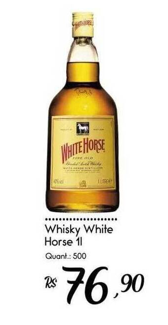 Giassi Supermercados Whisky white horse oferta