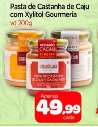 Nordestão Pasta de castanha de Caju com Xylitol Gourmeria 200g oferta