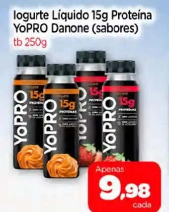 Nordestão Iogurte Liquido 15g Protein YoPro 250g oferta