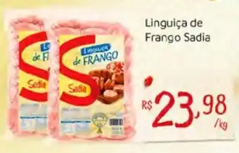 Nordestão Linguica Frango Sadia 1kg oferta