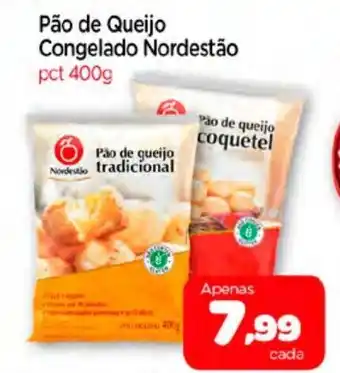 Nordestão Pao de Queijo Congelado Nordestao 400g oferta