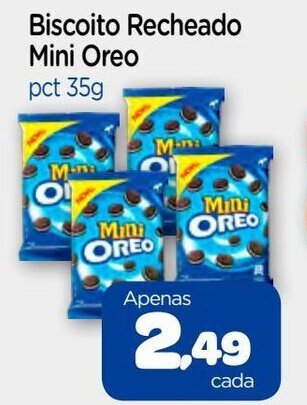 Biscoito Recheado Mini Oreo 35g