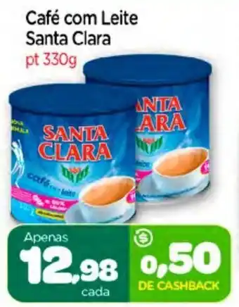 Nordestão Cafe com Leite Santa Clara 330g oferta