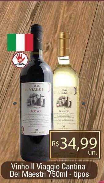 Supermercados Alvorada Vinho ii viaggio cantina dei maestri - tipos oferta