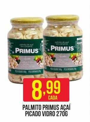 Palmito primus açai picado