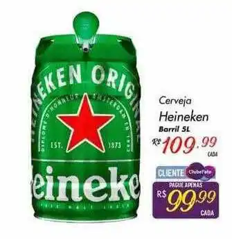Muffato Cerveja heineken barril oferta