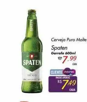 Muffato Cerveja puro malte spaten garrafa oferta