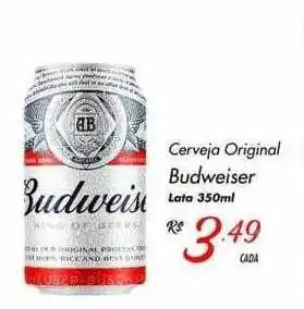 Muffato Cerveja original budweiser lata oferta