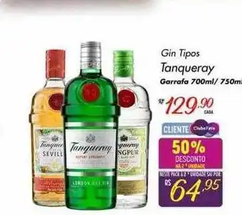 Muffato Gin tipos tanqueray garrafa oferta