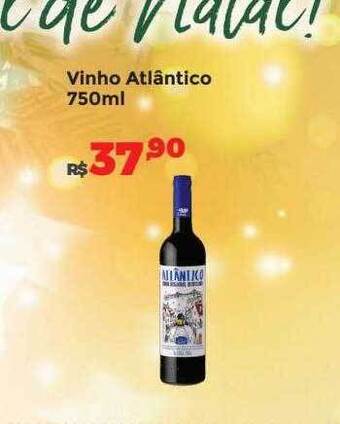 Villarreal Supermercados Vinho atlântico oferta