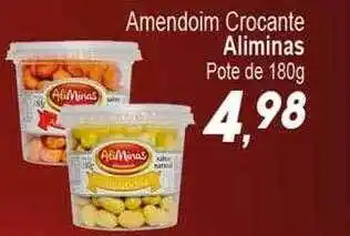 Amendoim crocante aliminas