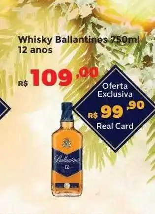Villarreal Supermercados Whisky ballantines oferta